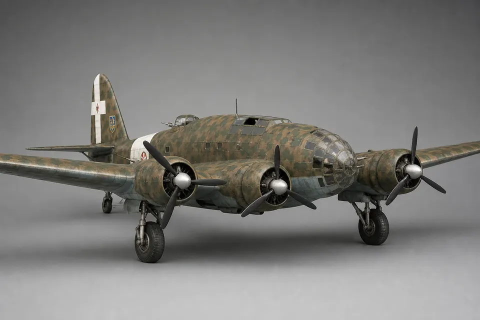 坎特 Z.1007bis「羊群」 · 正面