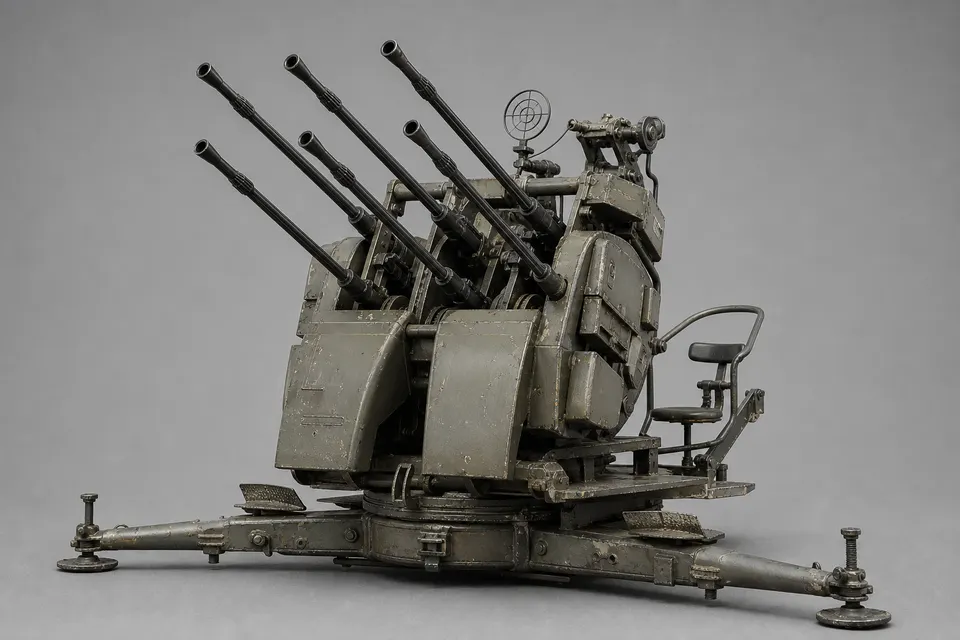 2cm Flakvierling 38 四联高炮 · 正面