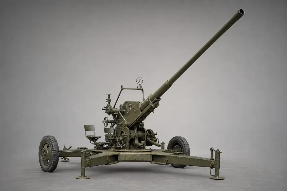 52-K 85mm 高射炮 · 正面