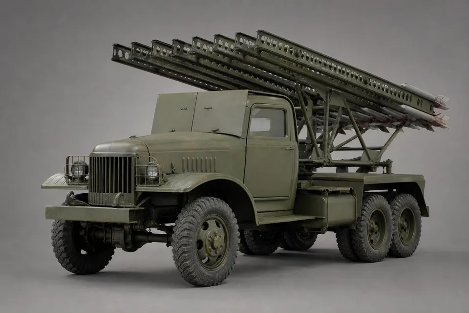 BM-13N 火箭炮 · 正面