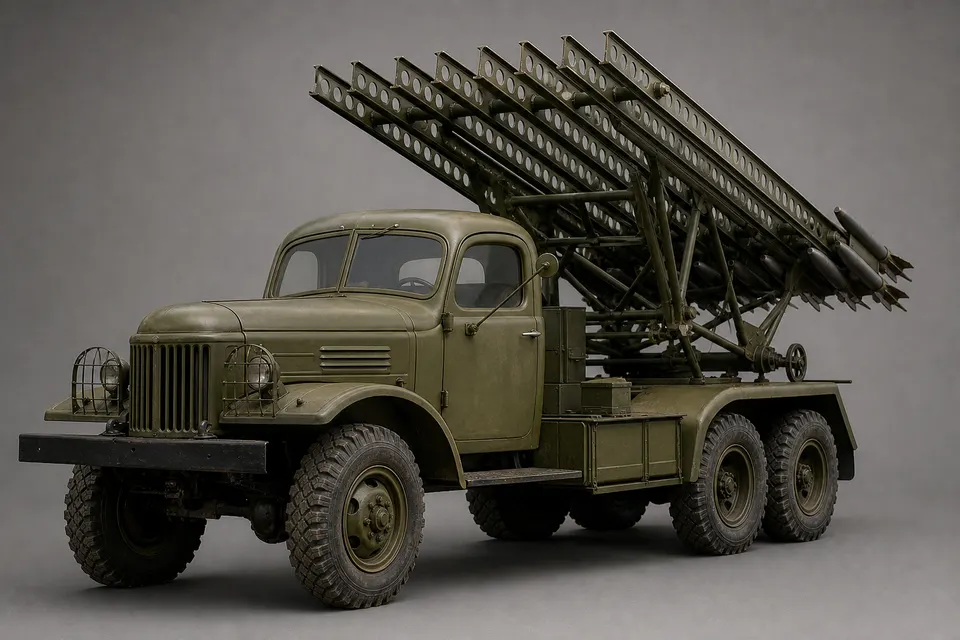BM-31「安秋莎」火箭炮 · 正面