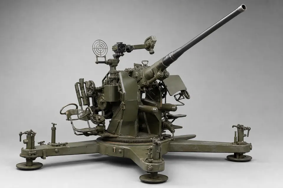 博福斯 40mm（英军） · 正面