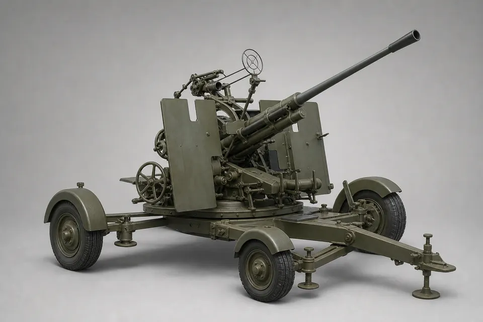 博福斯 40mm 高射炮 · 正面