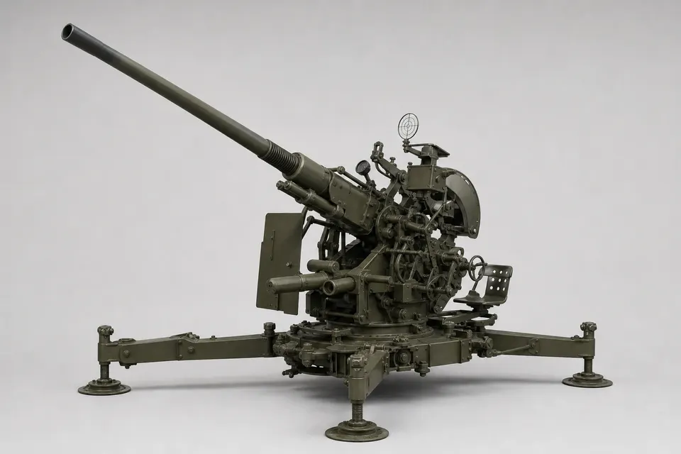 博福斯 75mm 高射炮（代表） · 正面