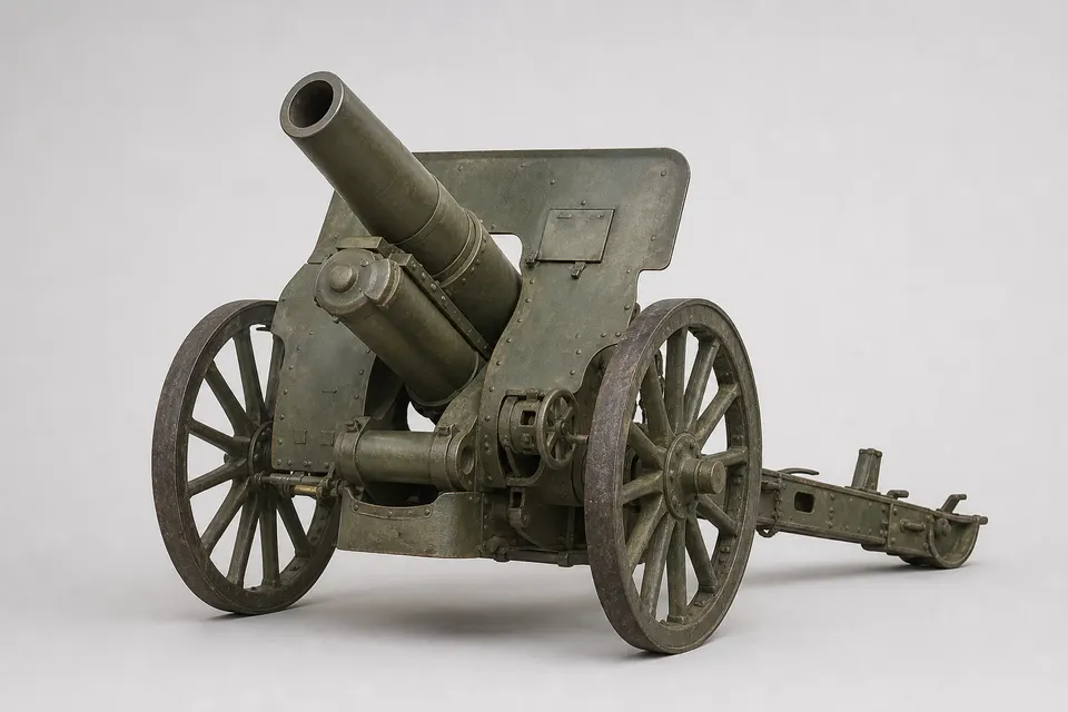 施奈德 105mm 榴弹炮（代表） · 正面