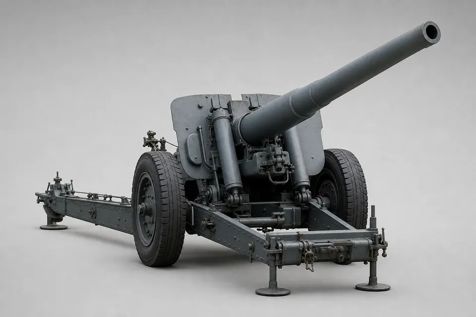 BL 4.5 英寸炮 · 正面