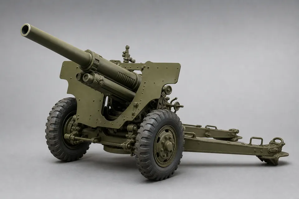 M2 105mm 榴弹炮 · 正面