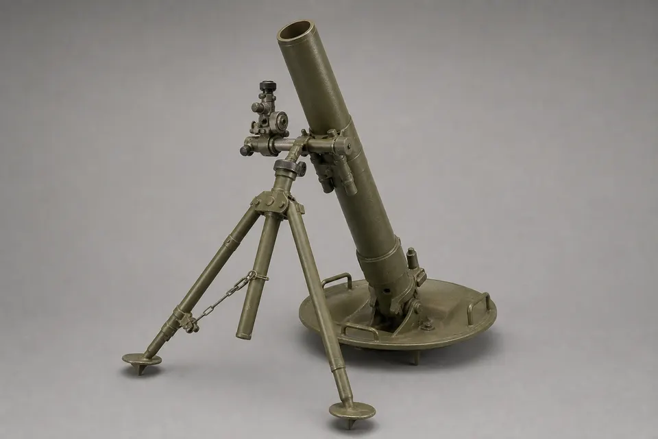 M1 81mm 迫击炮 · 正面