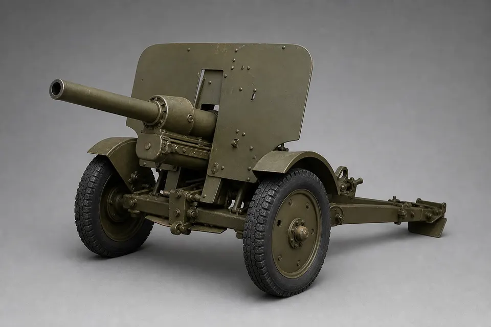M1927 76mm 团属炮 · 正面