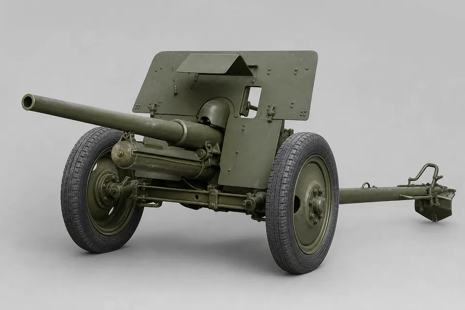 OB-25 45mm 连属炮 · 正面