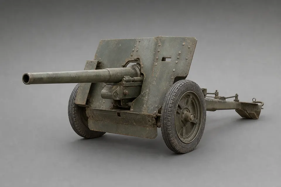 PaK 36(r) 76.2mm 反坦克炮 · 正面