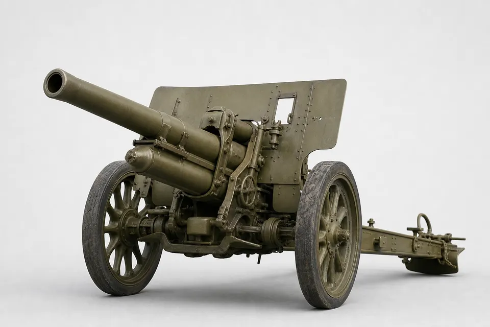 斯柯达 15cm 榴弹炮（代表） · 正面