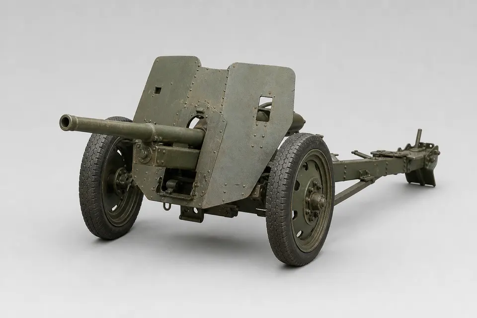 九四式 37mm 速射炮 · 正面
