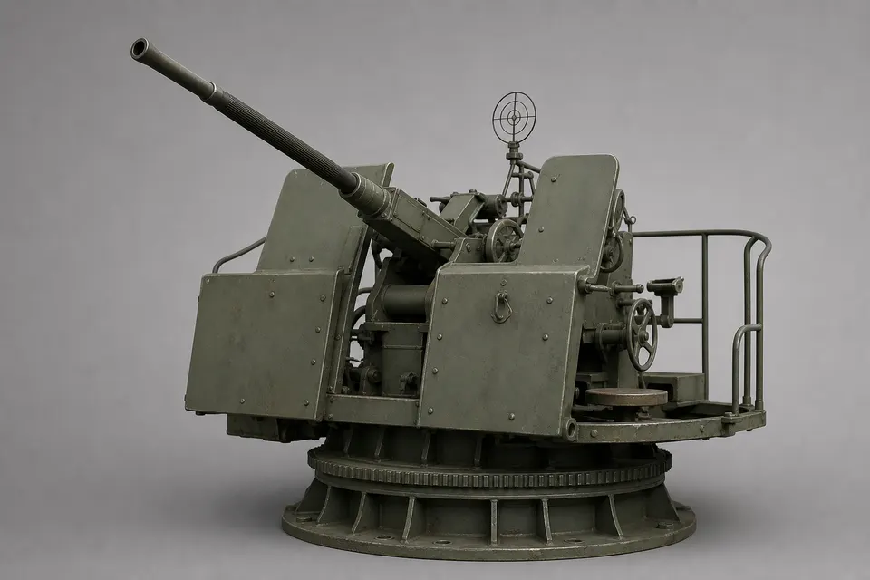 九六式 25mm 高射机关炮 · 正面