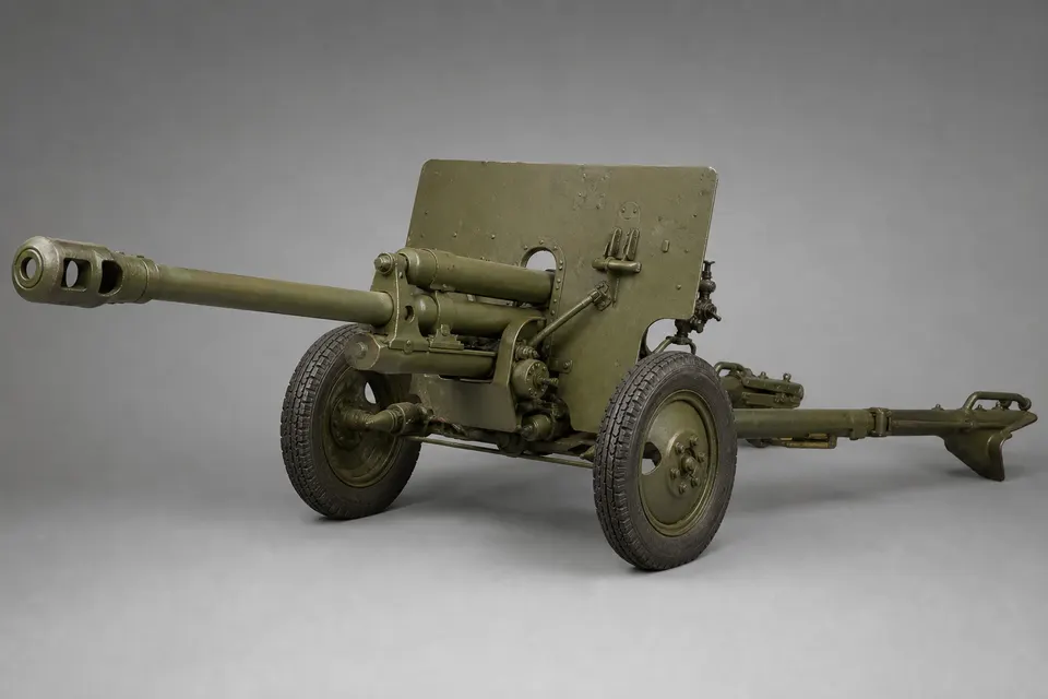 ZiS-2 57mm 反坦克炮 · 正面