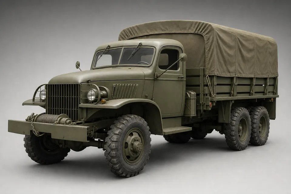 GMC CCKW-353 2.5 吨卡车 · 正面