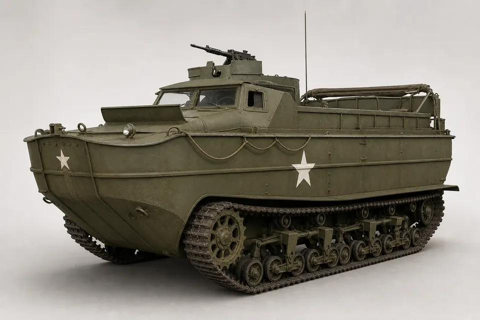 LVT-4 两栖履带车 · 正面