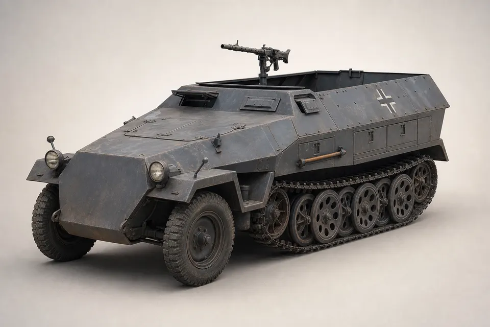 Sd.Kfz.251 半履带装甲车 · 正面