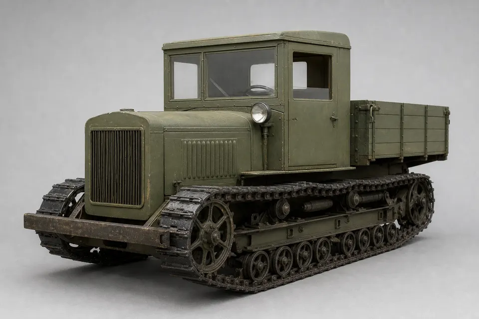 STZ-5 履带牵引车 · 正面