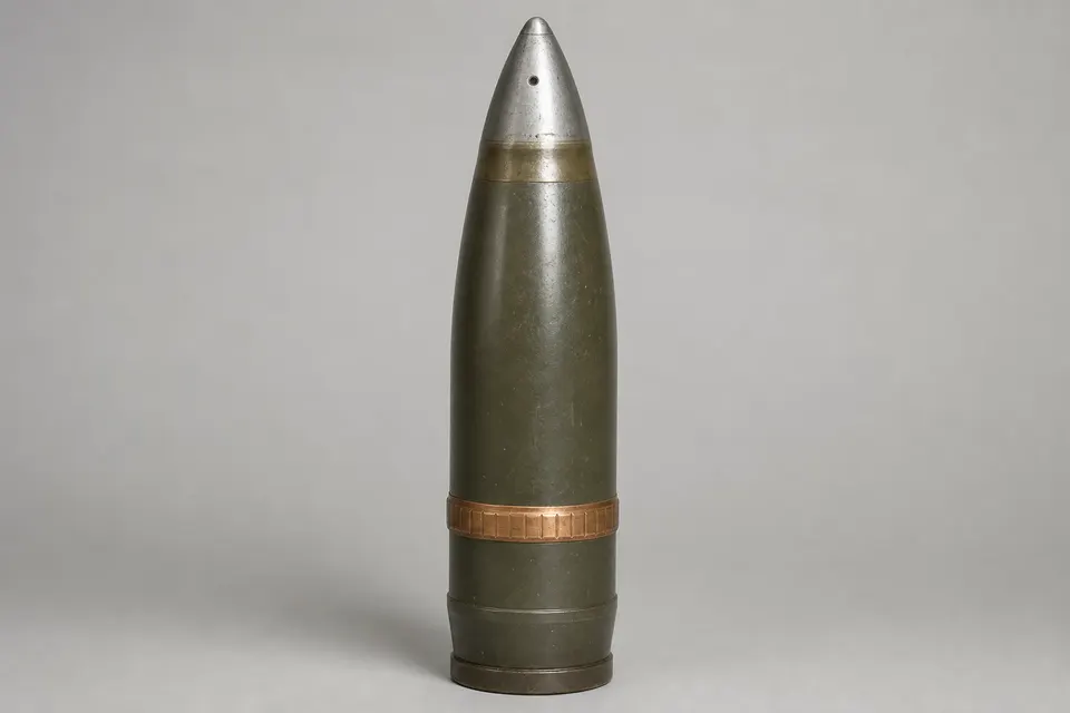 105mm 高爆炮弹（代表） · 正面
