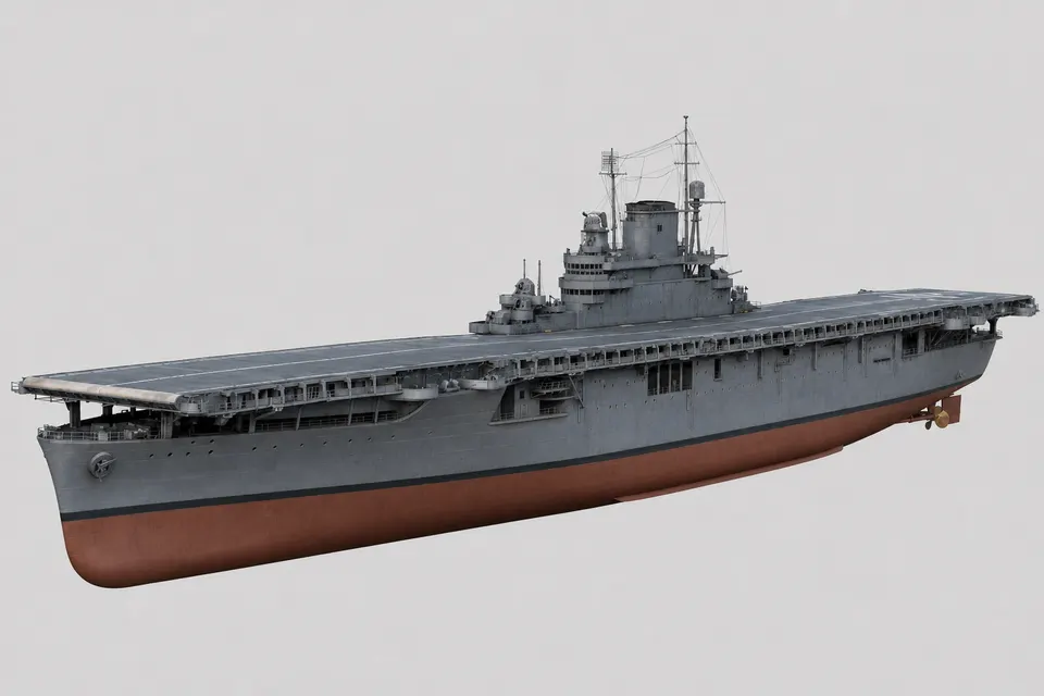 千代田号轻型航空母舰 · 正面