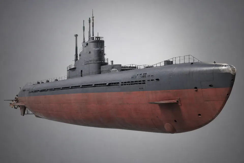 伊400型潜艇 · 正面