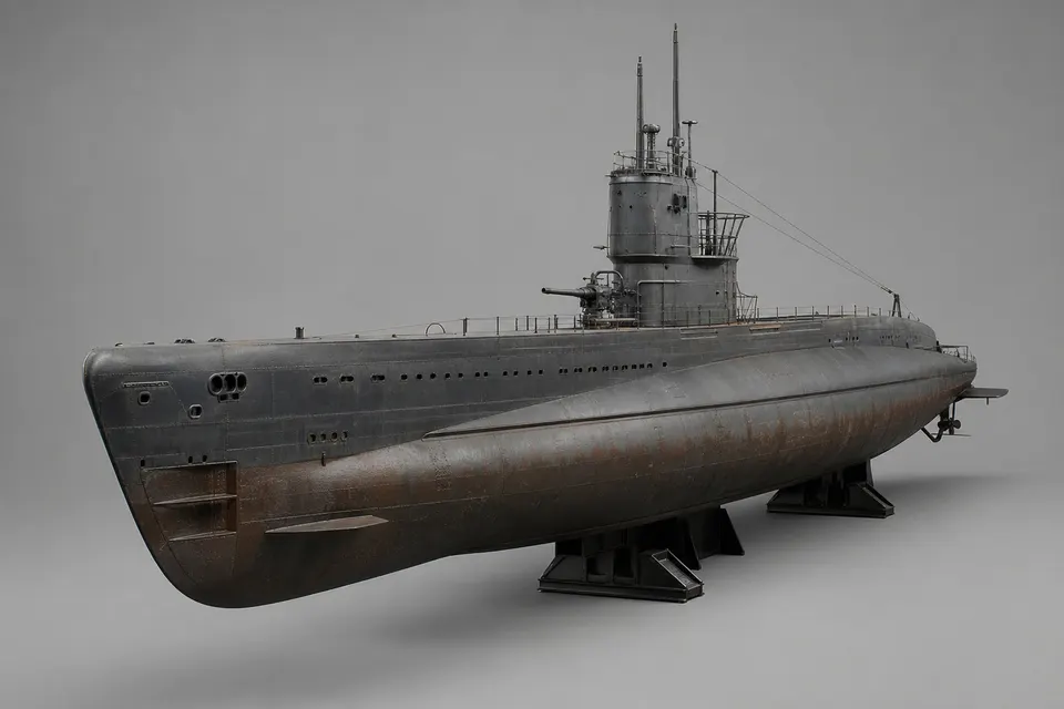 海大型潜艇 · 正面