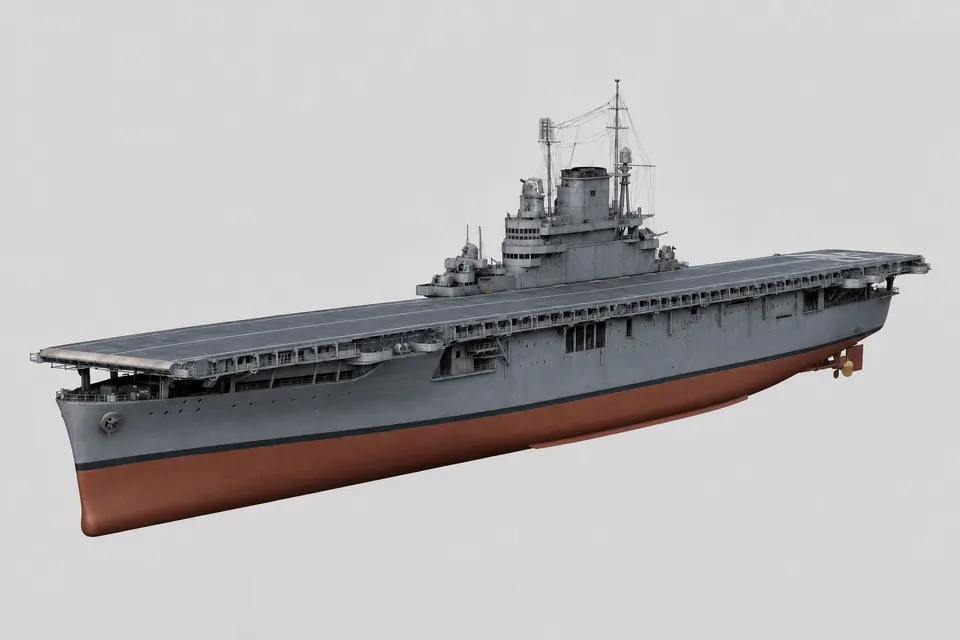 葛城号航空母舰 · 正面
