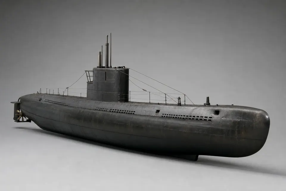 O 19 级潜艇 · 正面