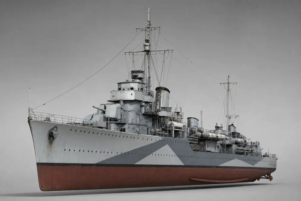 1936 型驱逐舰 · 正面