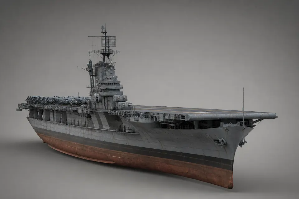 大黄蜂号航空母舰（CV-8） · 正面
