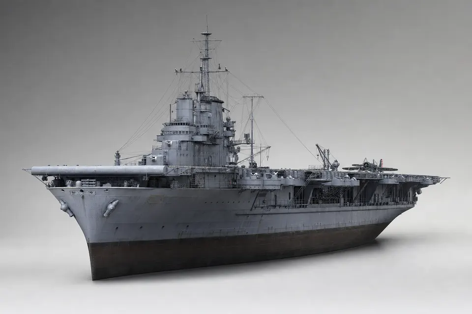 游骑兵号航空母舰（CV-4） · 正面