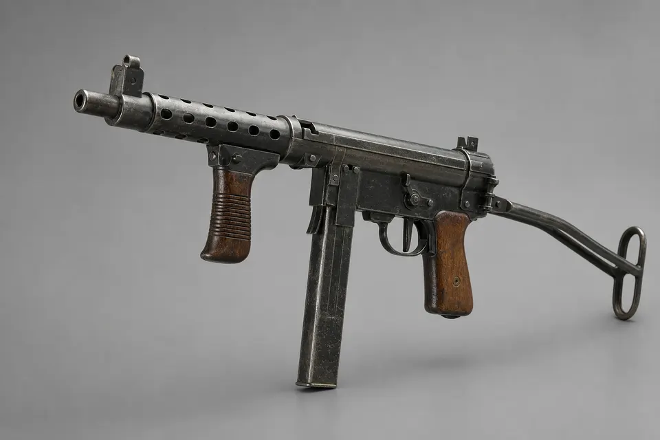 贝雷塔 M38 冲锋枪 · 正面