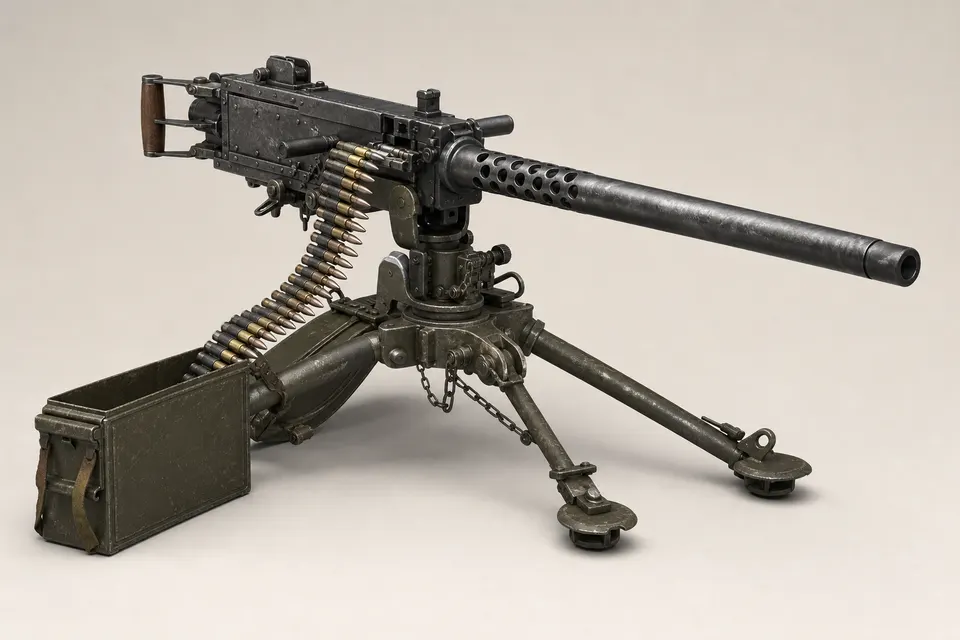 M2 勃朗宁重机枪 · 正面
