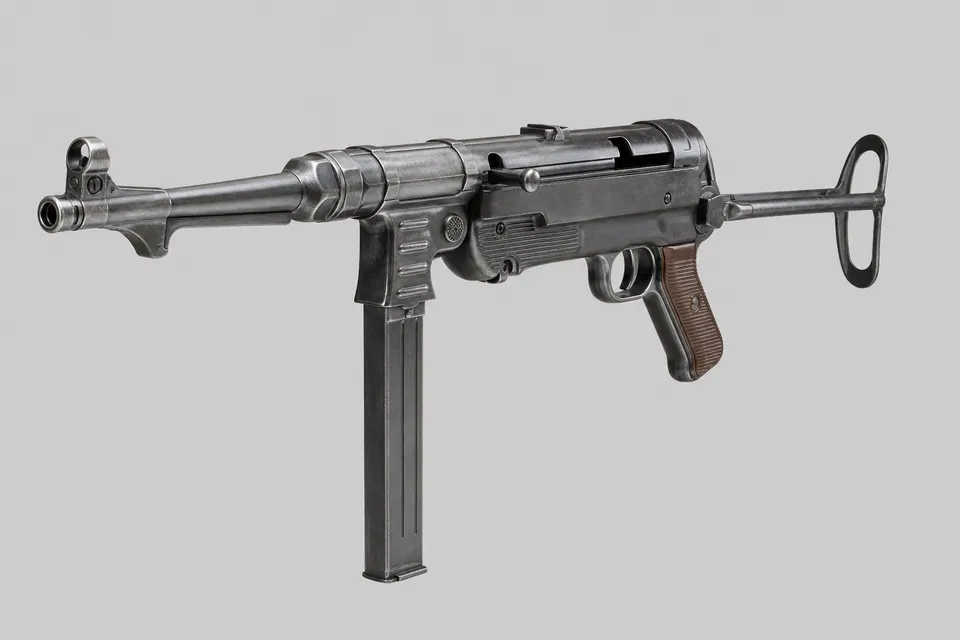 MP40 冲锋枪 · 正面