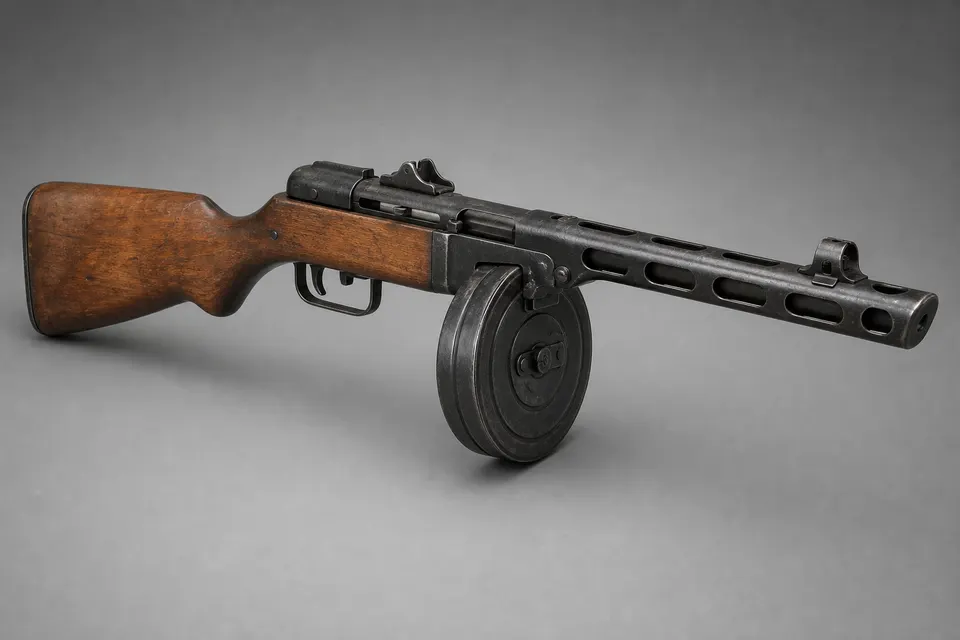PPSh-41 冲锋枪 · 正面