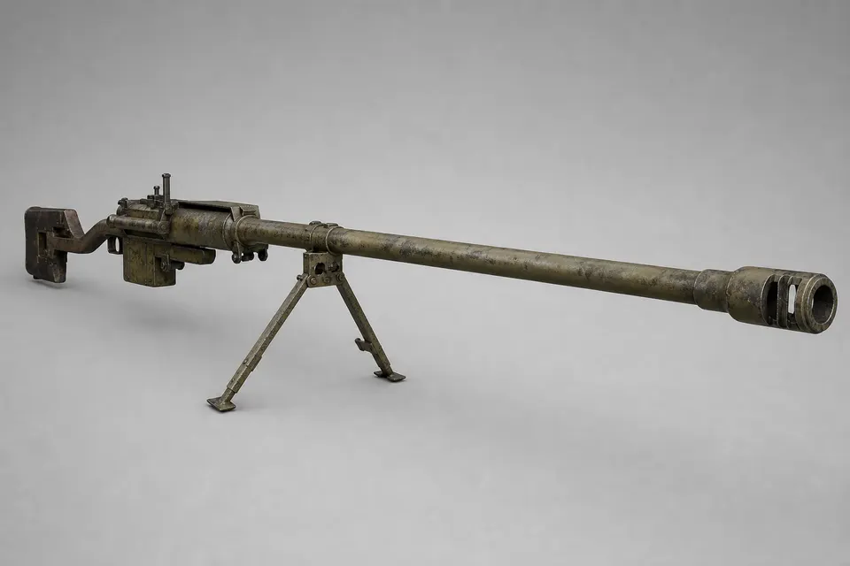 PTRD-41 反坦克枪 · 正面