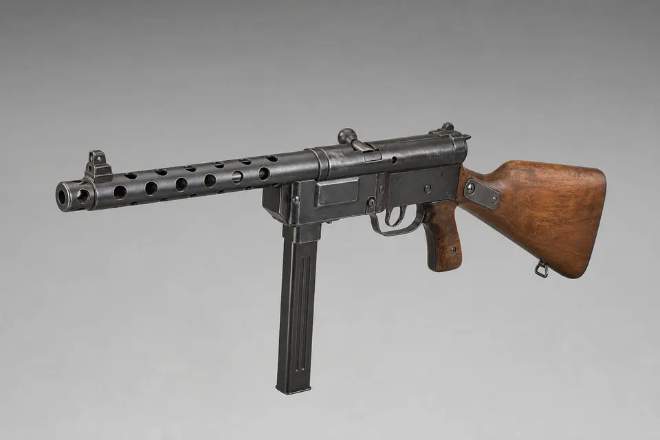 索米 KP/-31 冲锋枪 · 正面