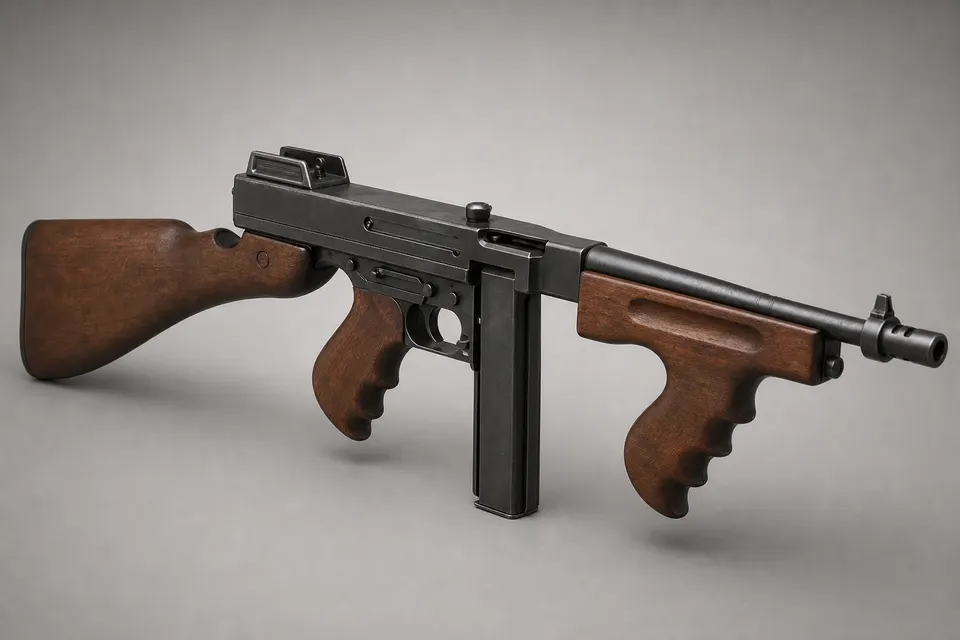 汤姆逊冲锋枪 M1A1 · 正面