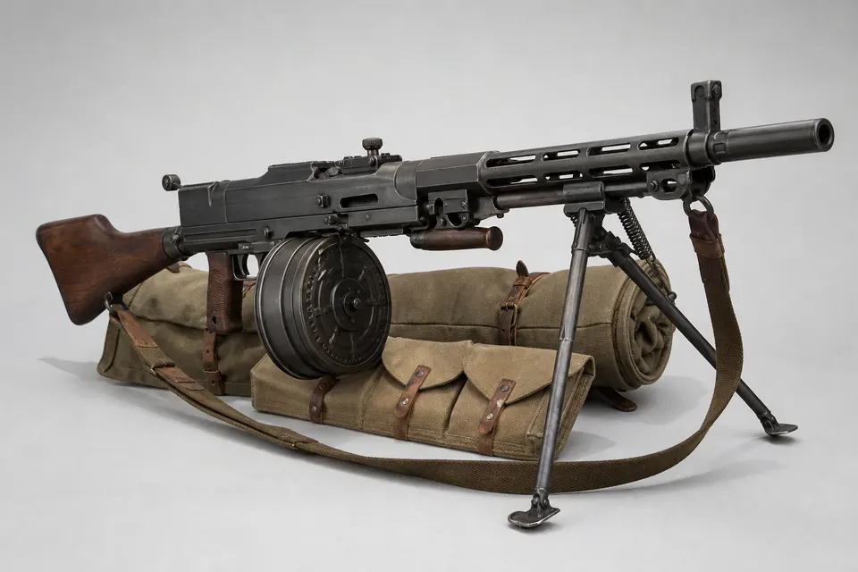 ZB-30 轻机枪 · 正面