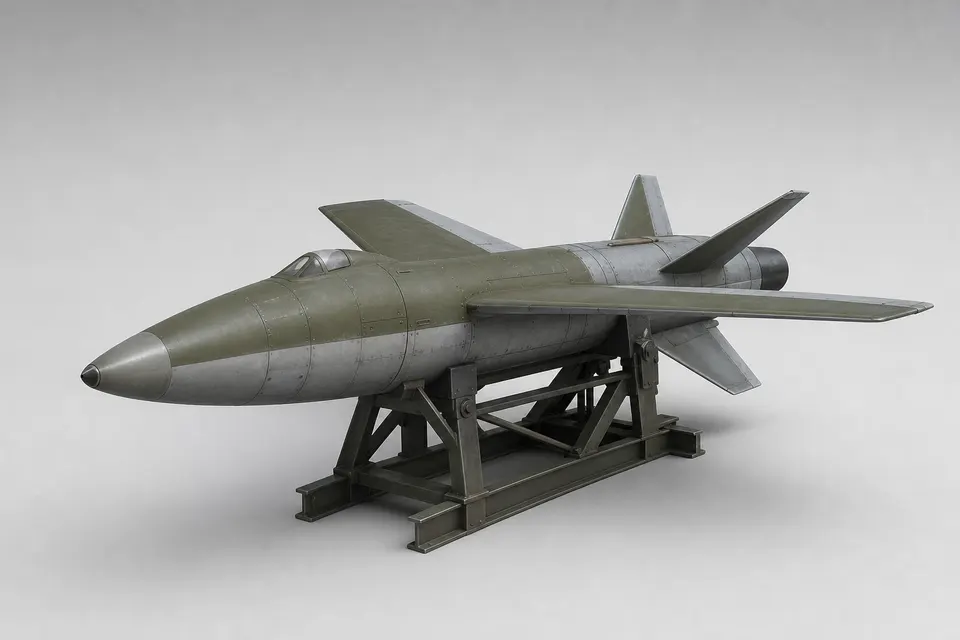 Hs 117「蝴蝶」防空导弹 · 正面